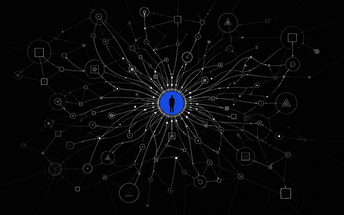 Five visual vignettes showing where the coordination tax hides: knowledge gaps, follow-up loops, meeting-as-status-check, decisions waiting, and knowledge leaving